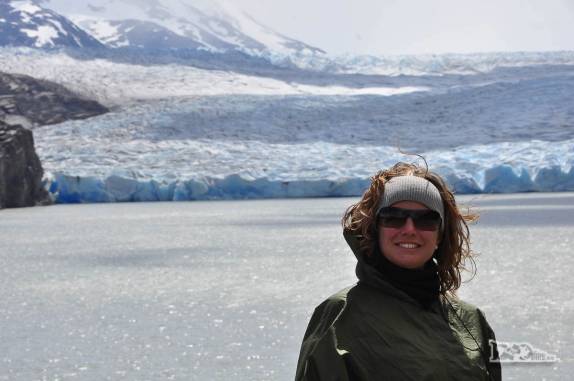 Cada vez mais próxima da geleira Grey, no parque nacional Torres del Paine, no sul do Chile